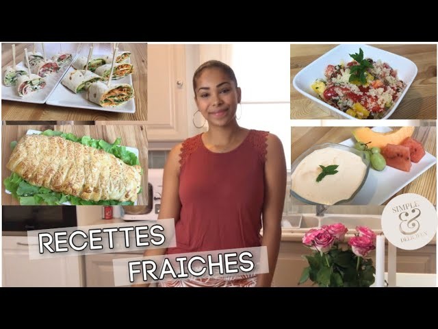 ???? RECETTES FRAÎCHES, SIMPLES & RAPIDES POUR L´ÉTÉ. IDÉES REPAS