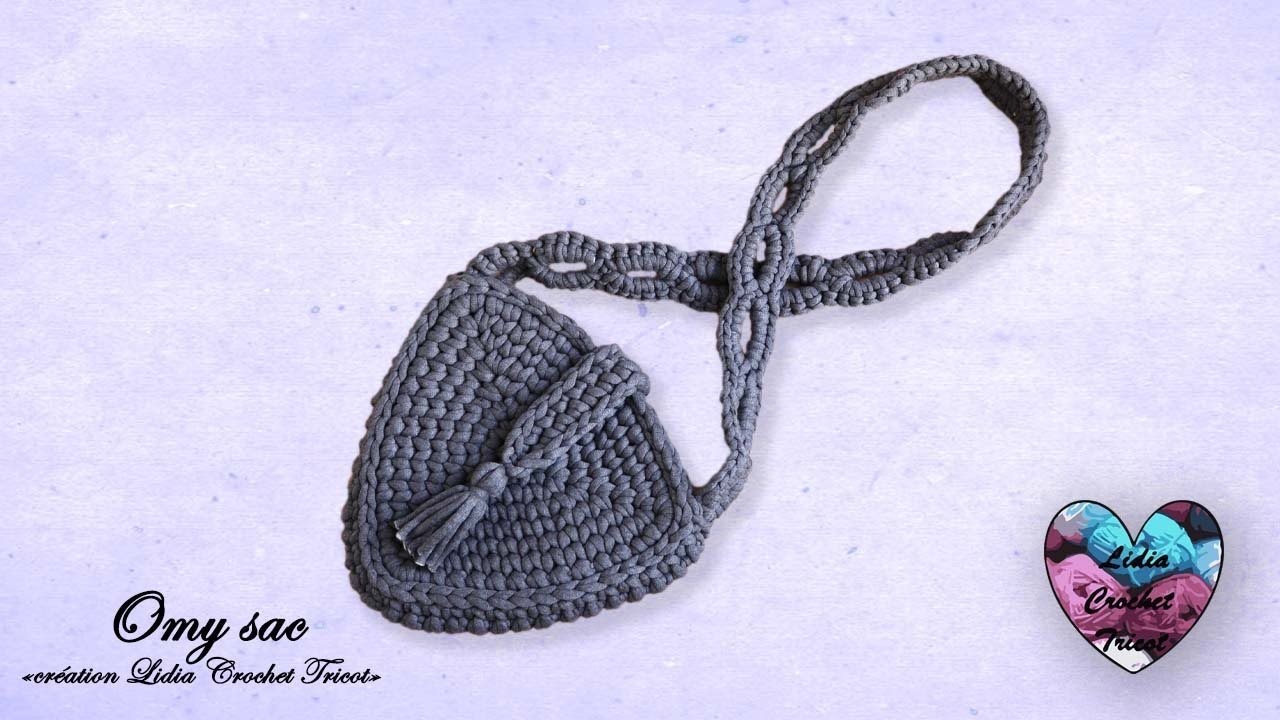 Sac "Omy" Crochet Tendance Facile "Lidia Crochet Tricot"