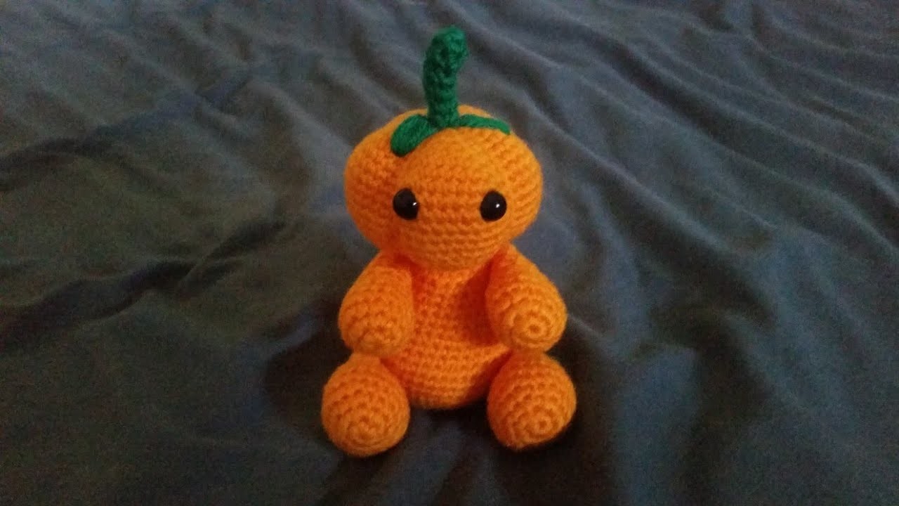 Tuto citrouille amigurumi