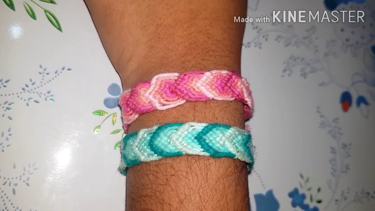 Tuto: Comment faire un bracelet brésilien en feuille ???????? (lit la desc c'est important)