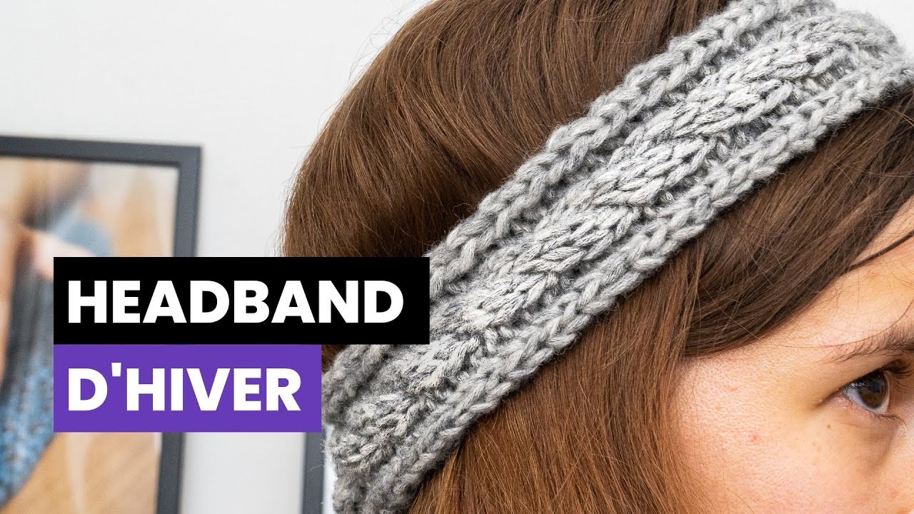 Tricoter un headband d'hiver - Que faire avec des restes de laine ?