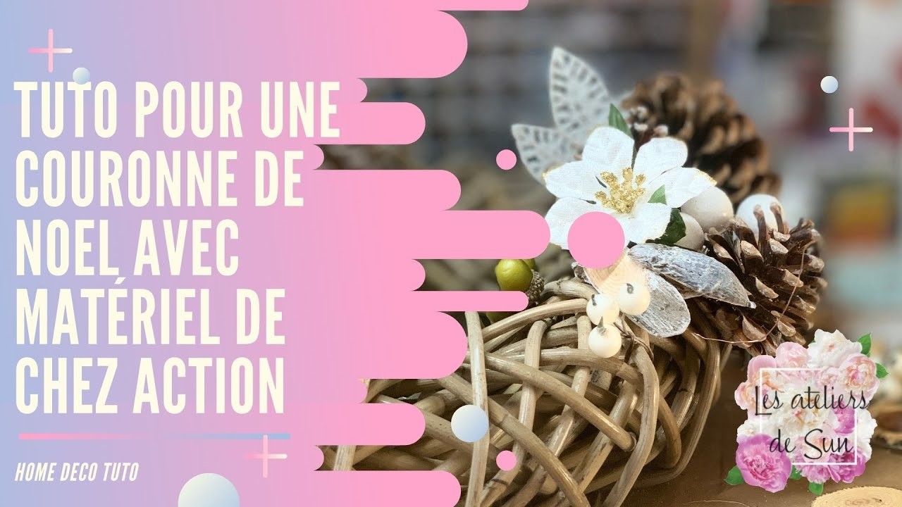 Tuto DIY couronne de Noel & astuces
