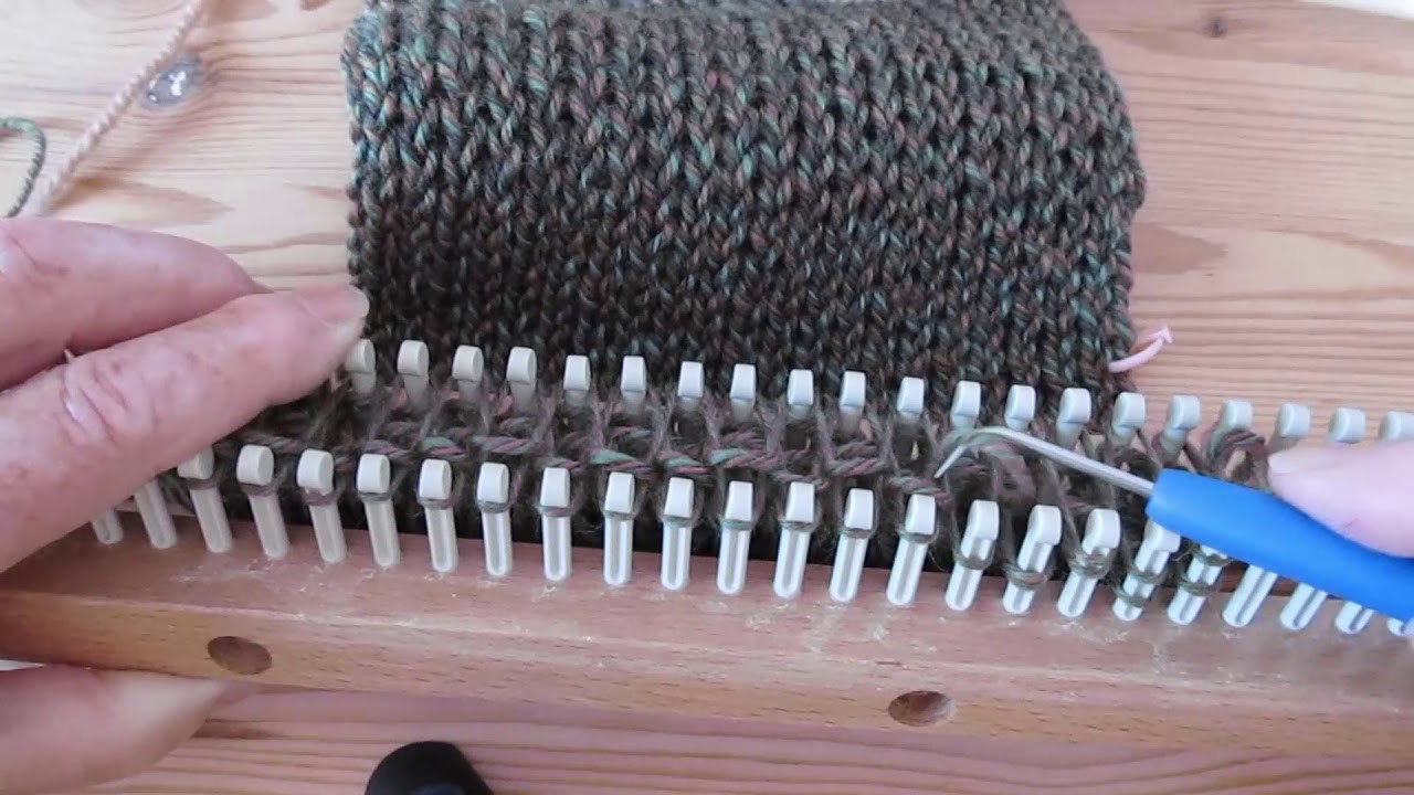 TUTORIEL TRICOTIN - Comment réaliser une tuque et foulard sur un tricotin rectangulaire