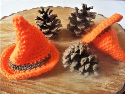 Chapeau de sorcière au crochet - La Grenouille Tricote