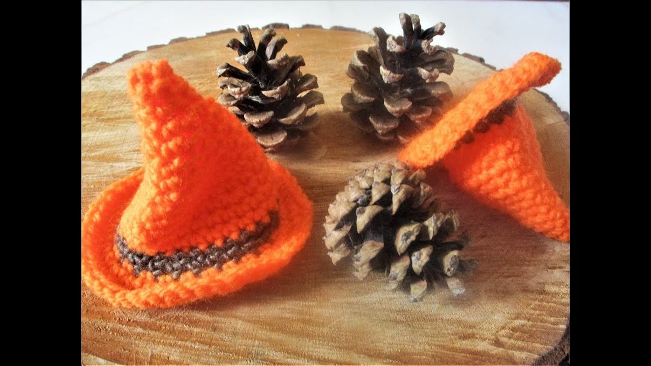 Chapeau de sorcière au crochet - La Grenouille Tricote