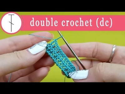 ???? Crochet stitches tutorials - Double Crochet = 8 = easy crochet for absolute beginners