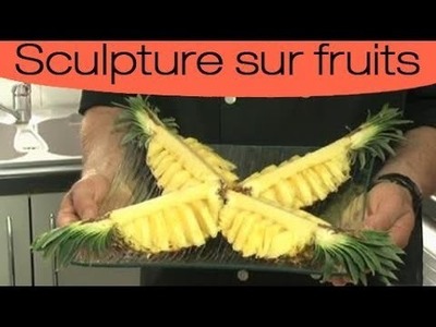 Décoration culinaire : sculpter un ananas en étoile