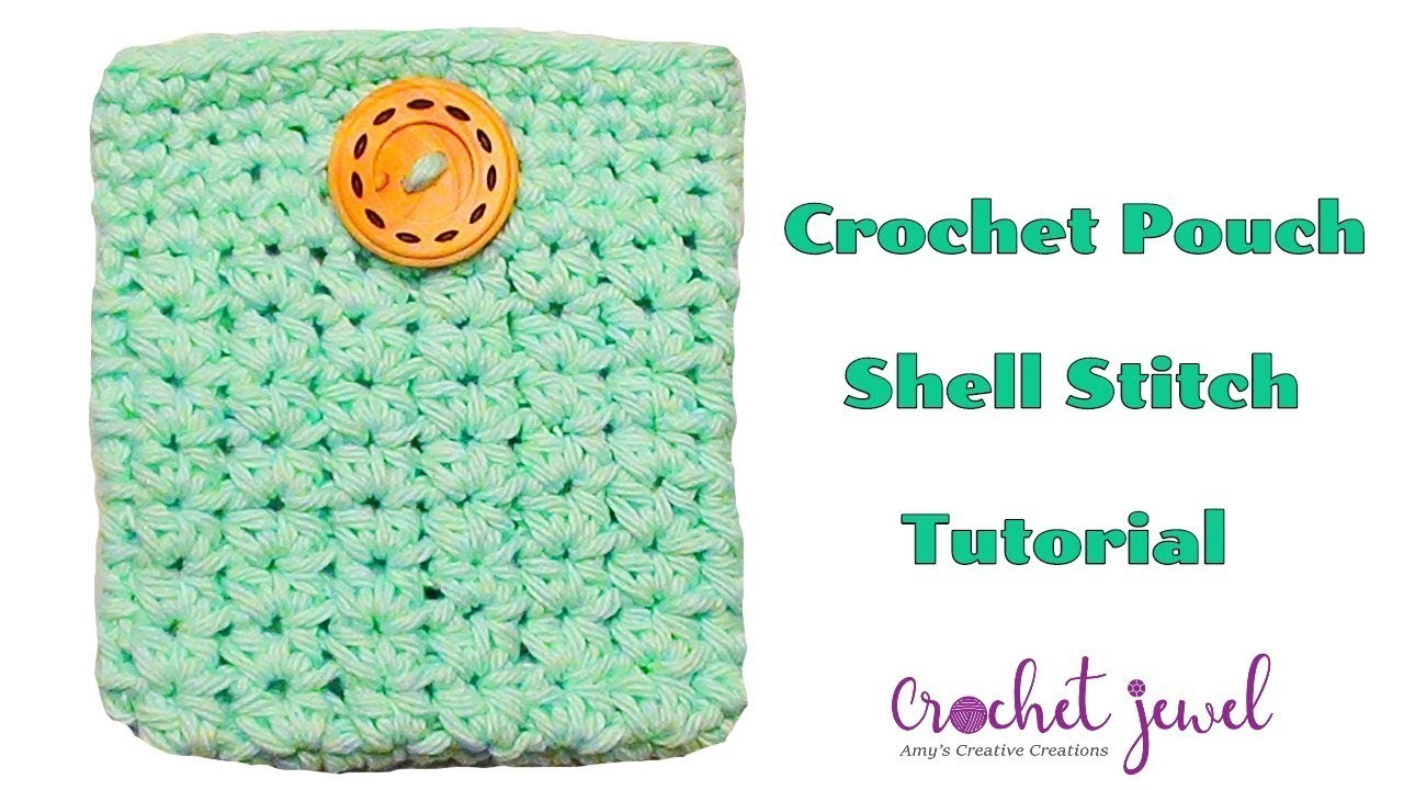 How to Crochet Pouch Purse Tutorial