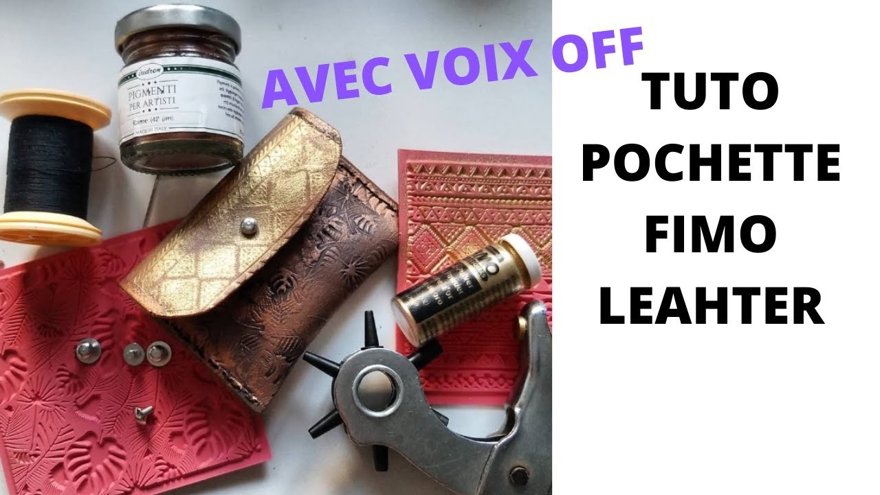 POCHETTE CUIR FIMO LEATHER