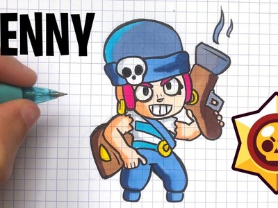 TUTO DESSIN PENNY BRAWL STARS