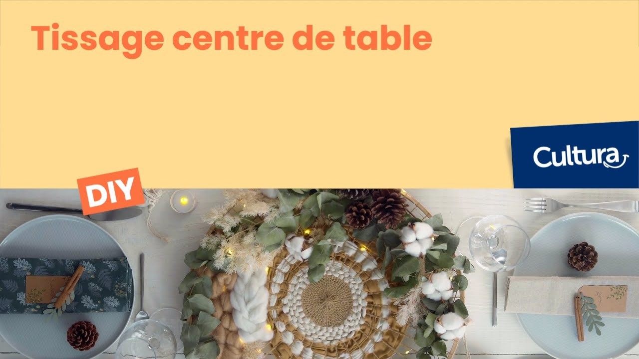 DIY créatif : Tissage centre de table