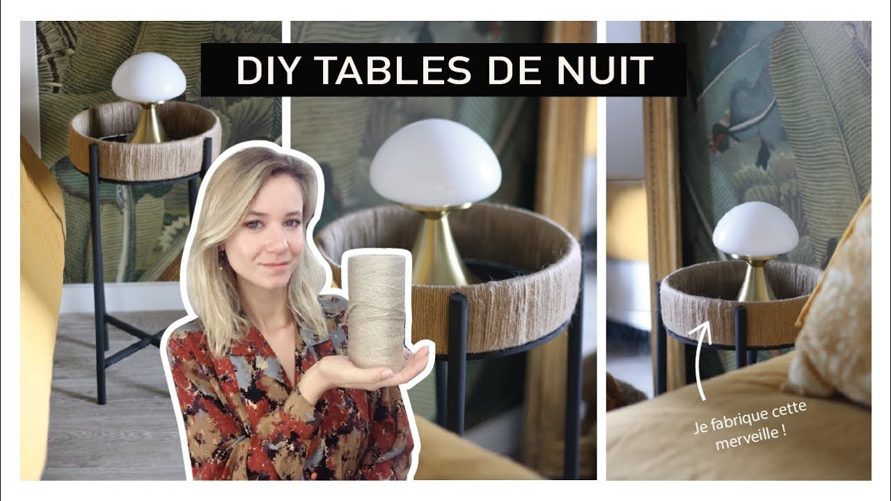 Je fabrique mes tables de nuit | DIY facile | Style industriel | Ninon Petras Studio