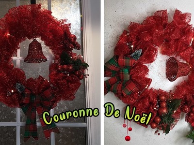 [DIY] Comment créer  votre couronne de noël a la main "Christmas wreath"