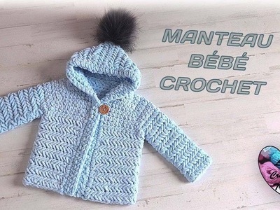 Manteau Bébé Crochet Brassière "Lidia Crochet Tricot"