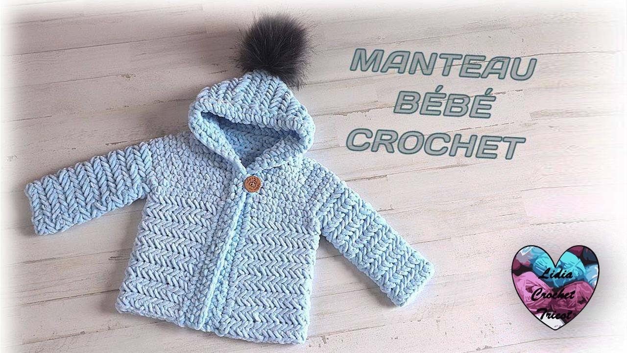 Manteau Bébé Crochet Brassière "Lidia Crochet Tricot"