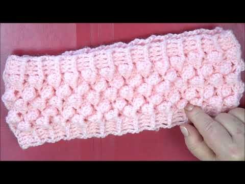 Un headband - Bandeau au crochet facile - La grenouille Tricote