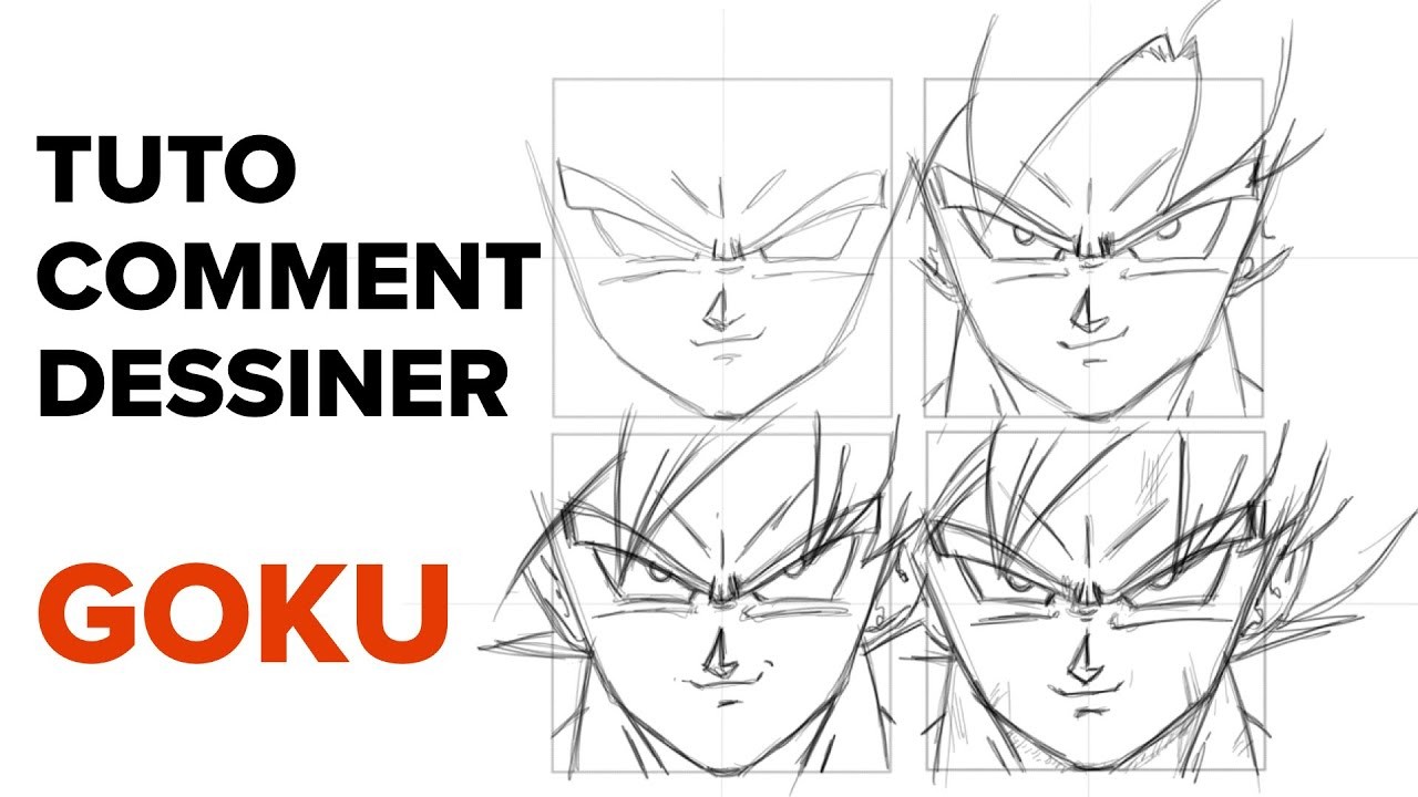 TUTO Comment dessiner GOKU | Dragon Ball Z
