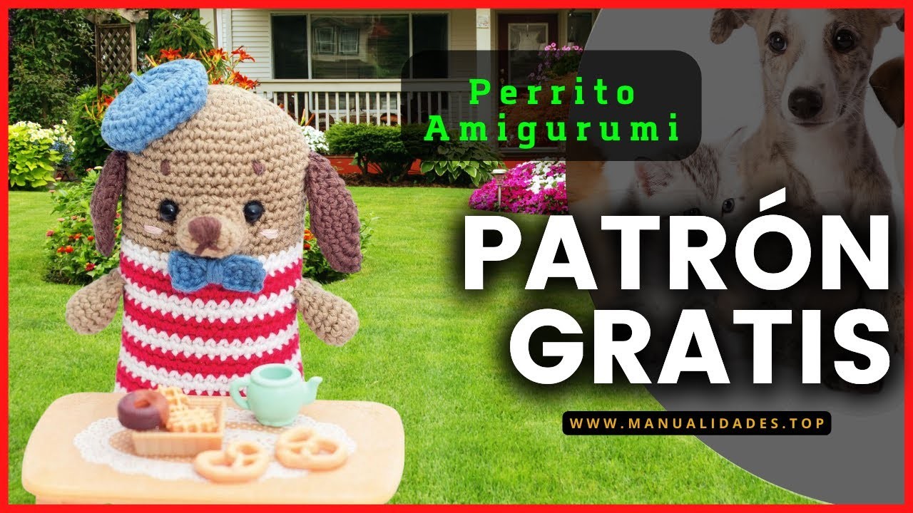 Amigurumi de PERRITO a Crochet PATRON GRATIS
