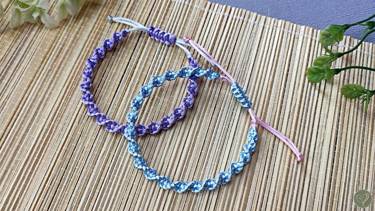 Macrame Bracelets Spiral Knot | Macrame Bracelets Tutorial For Beginners