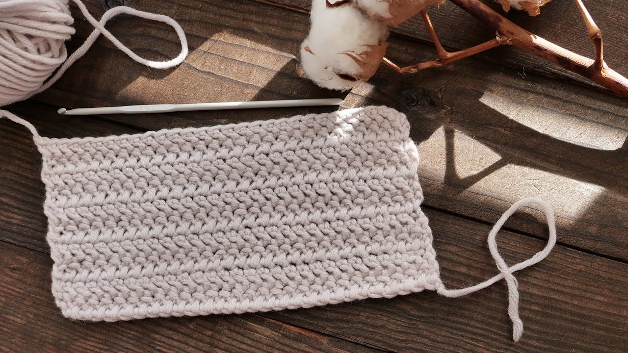 «Паркетный» узор крючком »»» Parquet Crochet Pattern