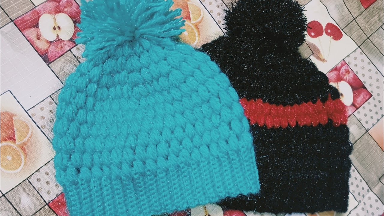 Woolen Baby Cap# Crochet Baby Cap#