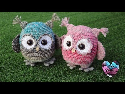Hiboux Crochet Amigurumi "Lidia Crochet Tricot" Tuto Facile
