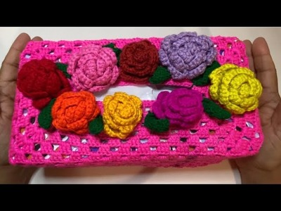 Crochet 7 items made by cotton yarn.কুশিকাটর ৭ টি পন্য যা কটন করড দিয়ে তৈরি।