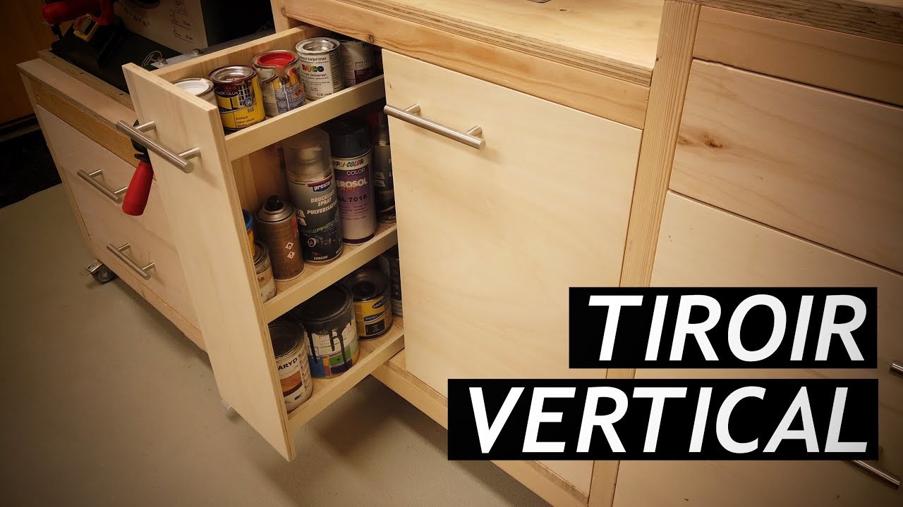 Créer un tiroir vertical pour petits espaces DIY