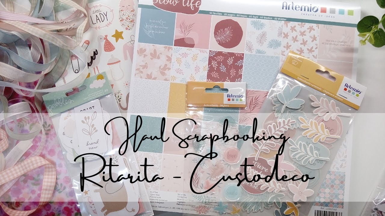 HAUL SCRAPBOOKING ???? Ritarita.es  -  Custodeco.com