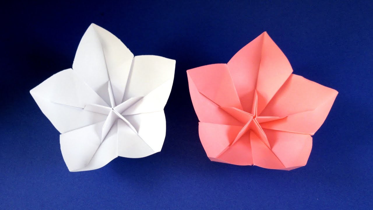 Цветы из бумаги своими руками - Оригами САКУРА