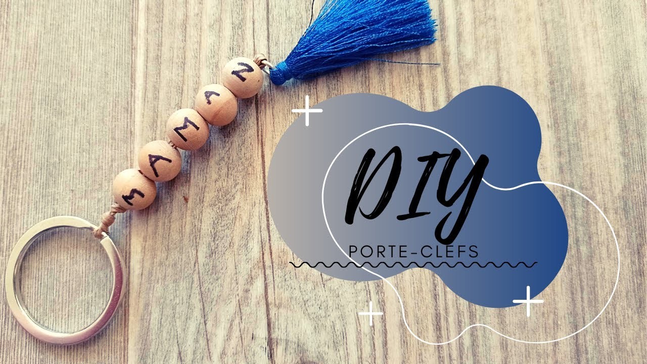 TUTO - PORTE-CLEFS avec des perles