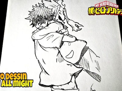 COMMENT DESSINER ALL MIGHT - My hero academia (TUTO)