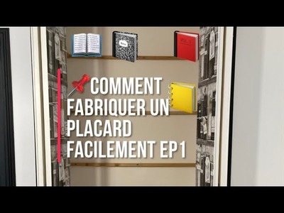 ????COMMENT FAIRE UN PLACARD À MOINDRE COÛT EP1 #placard #deco
