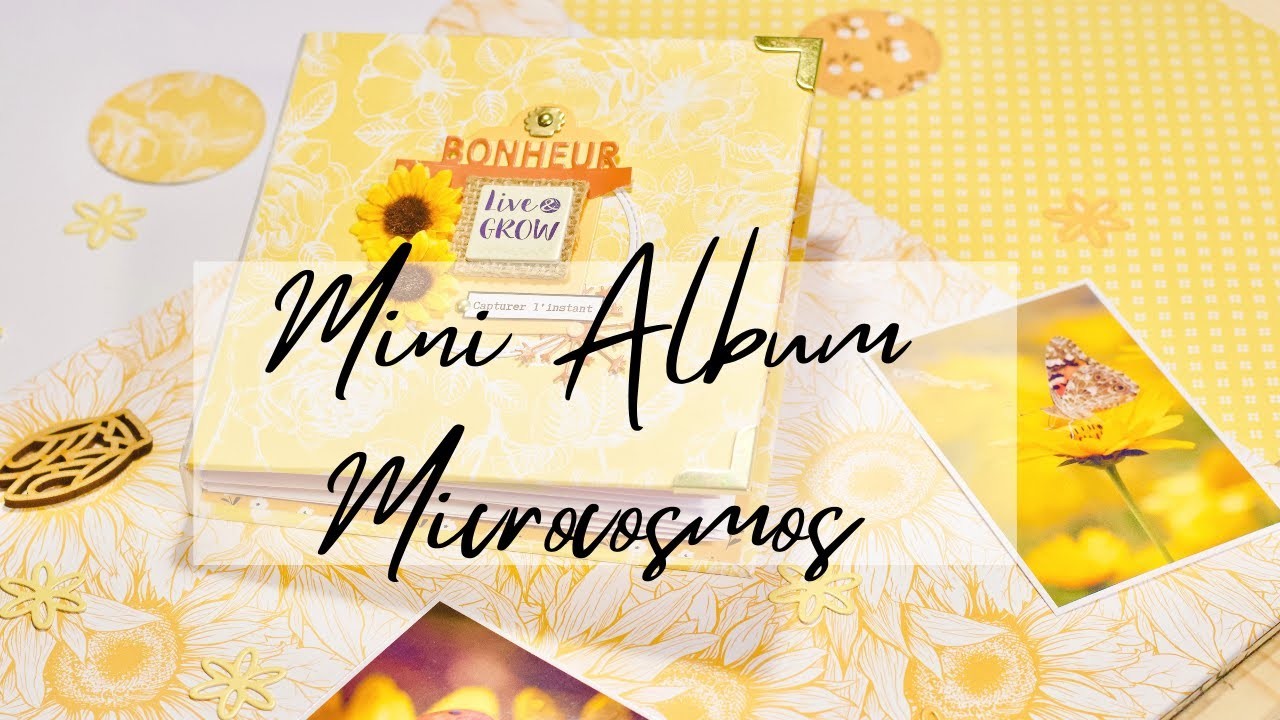 Scrapbooking​｜Tuto mini album "Microcosmos"