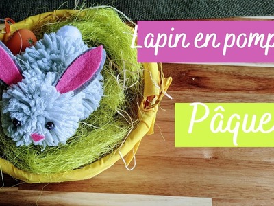 Tuto Pâques : Diy Lapin en pompons de laine