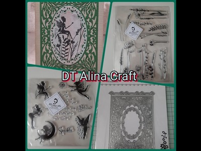 Tuto carte fée - DT Alina Craft