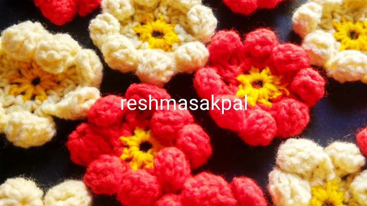 #Crochet flower#13