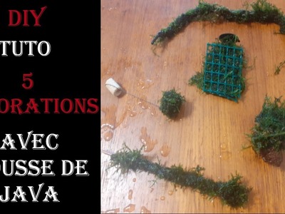 DIY #TUTO 5 décorations avec mousse de java