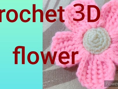 Crochet 3d  flower????