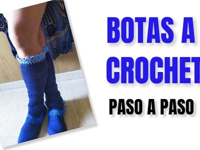 Botas a crochet