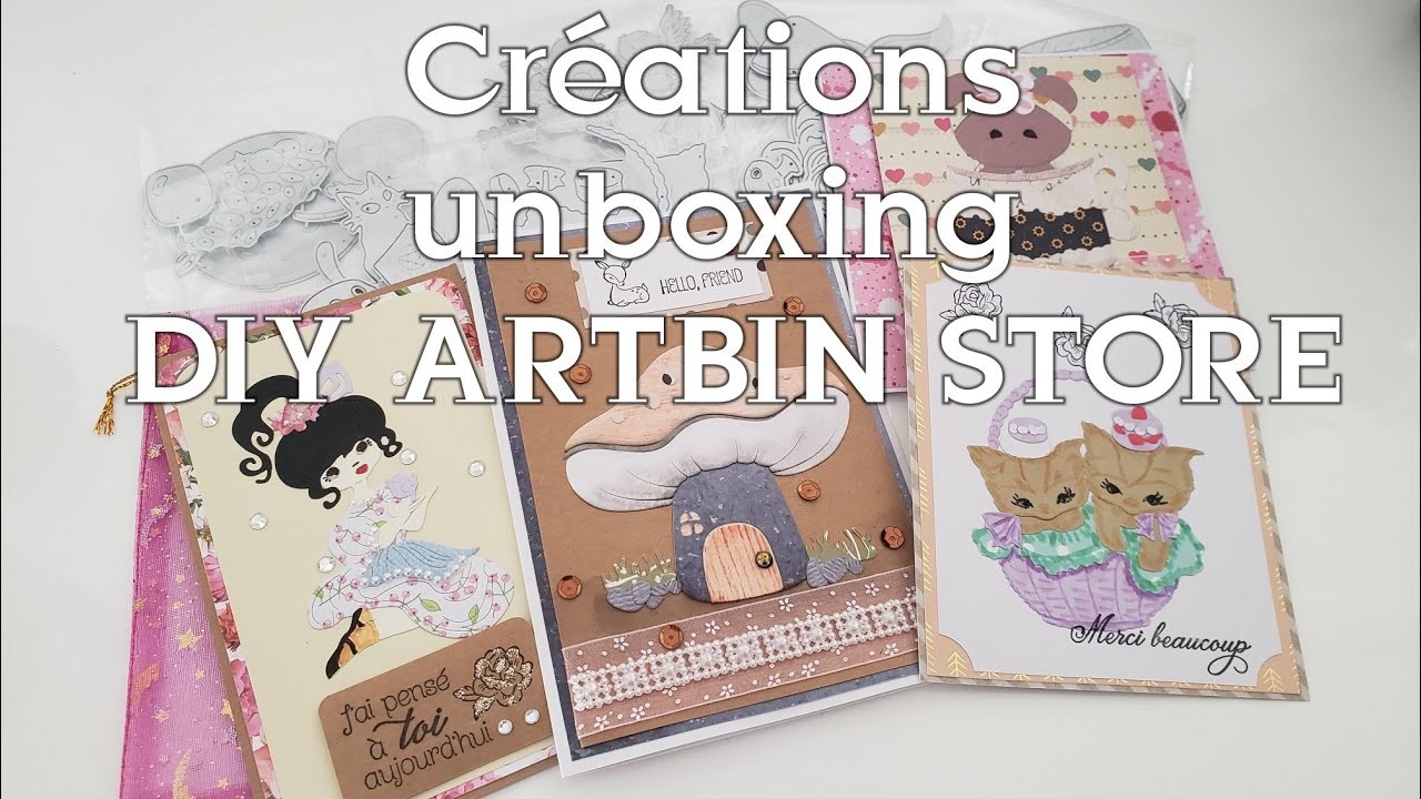 UNBOXING DIY ARTBIN STORE ET CREATIONS