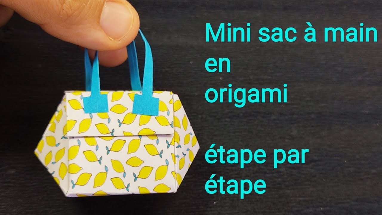 Comment faire un sac à main , kawaii, en origami