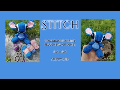 Amigurumi Stitch peluche au crochet. Tutoriel pas à pas