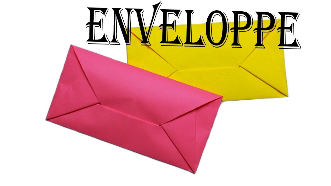 Comment faire une enveloppe de papier. Enveloppe origami
