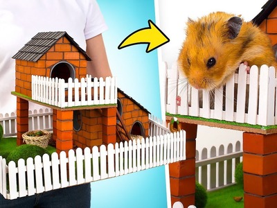 Terrain de Jeu Miniature Pour Hamster en Mini Briques DIY ????????❤️