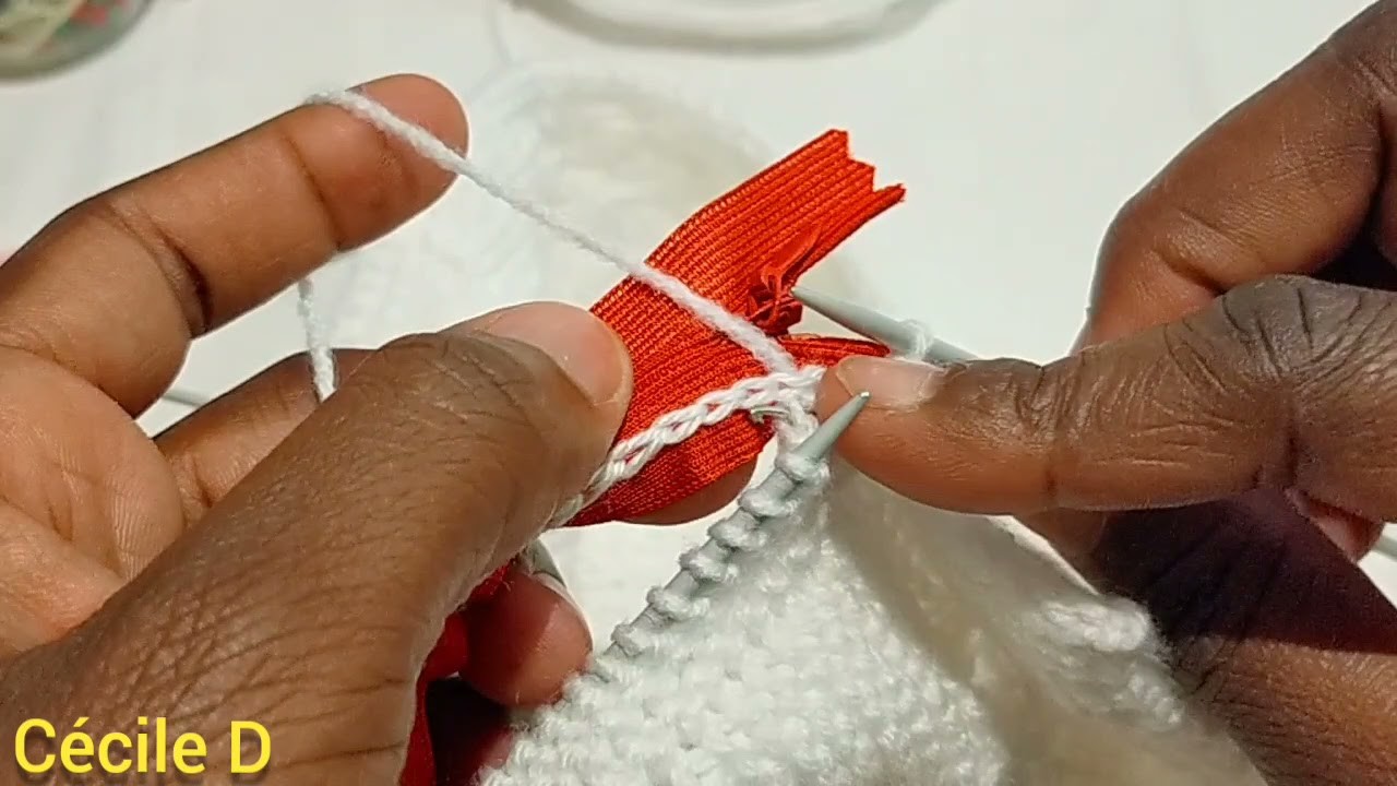 Tuto technique poser une fermeture éclair sur un tricot. Posé une fermeture sur tricot