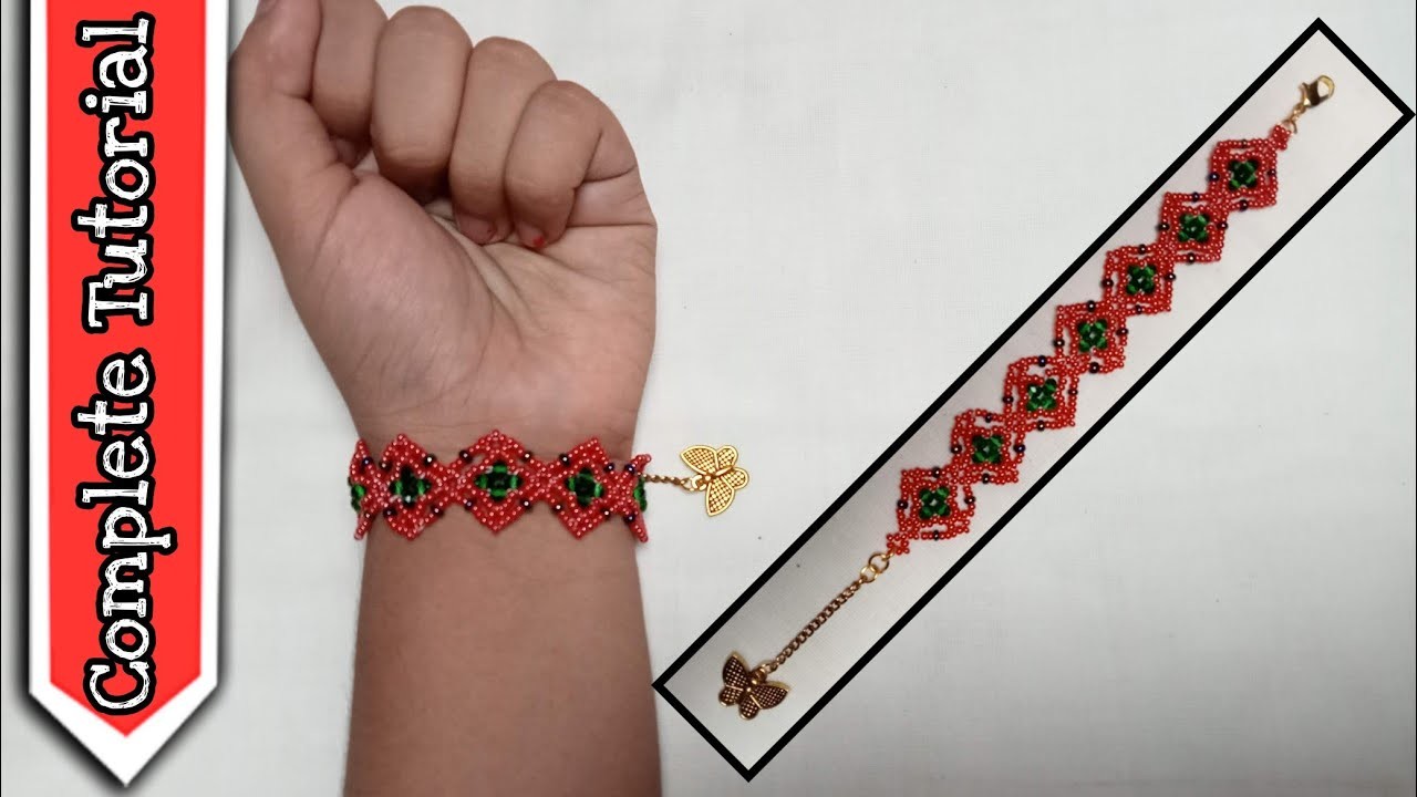 Beads bracelet tutorial