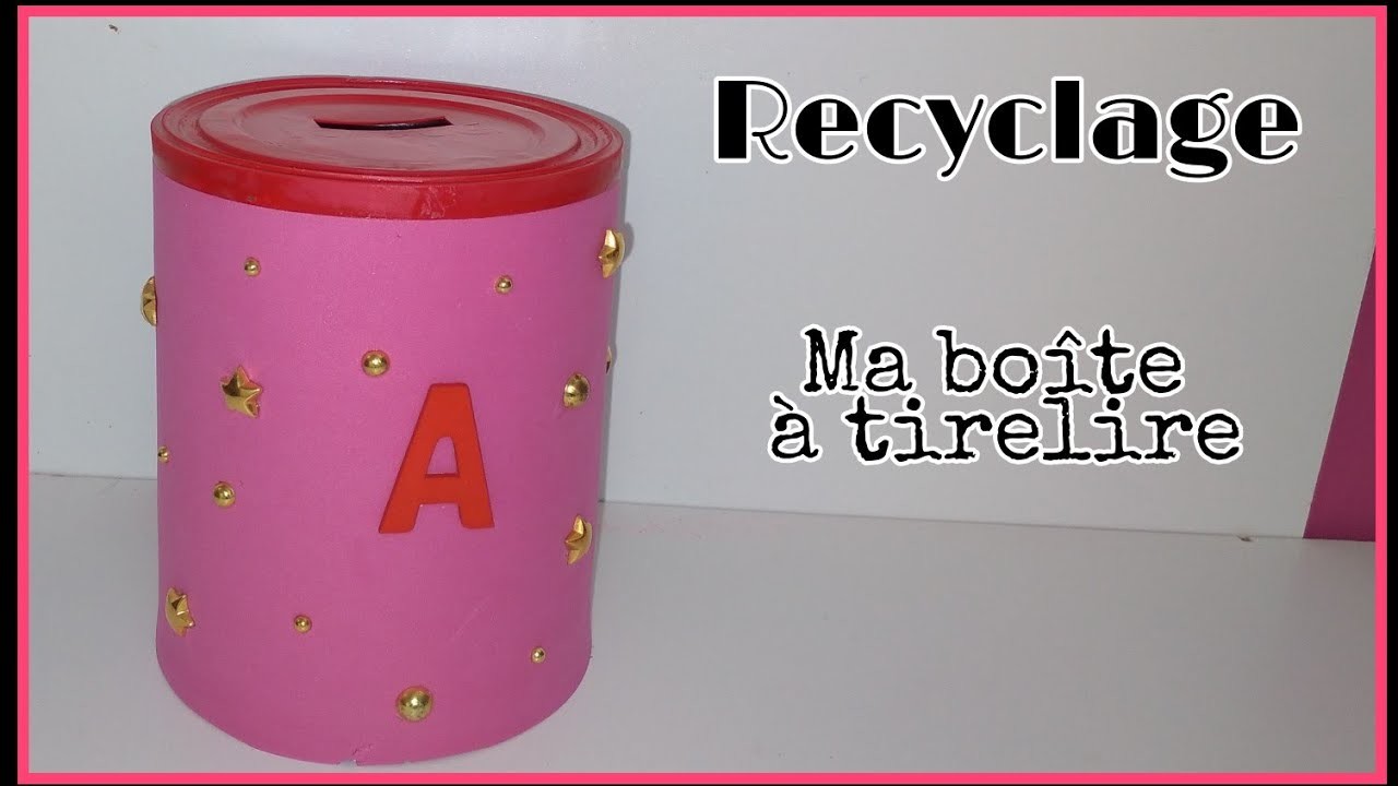 2021 Recyclage Diy idée Tirelire facile