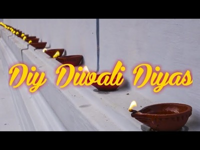 Diy Diwali Diyas || mittee ka diya || deepak bana lo || Diwali deco 2021 ????????️????|| EGA ART