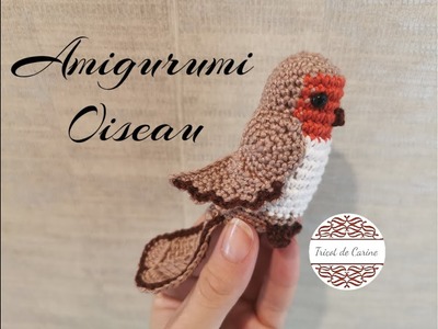 Tuto Crochet " Oiseau - Rouge gorge " (Amigurumi)